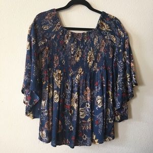 Angie Floral Boho Top